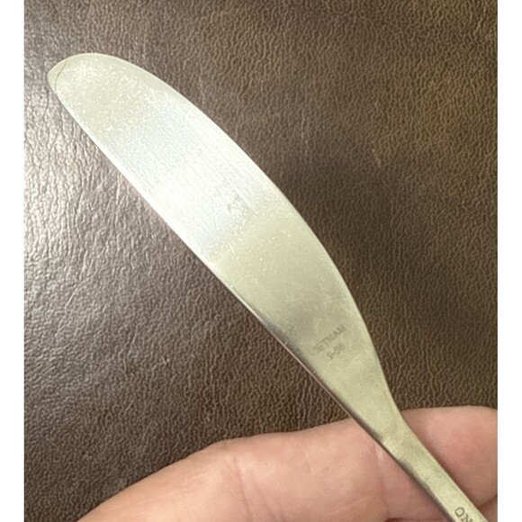 Oneida STAFFORD Satin Stainless 18/10 Slotted Serving Spoon, Sugar, Butter EUC - Picture 10 of 16